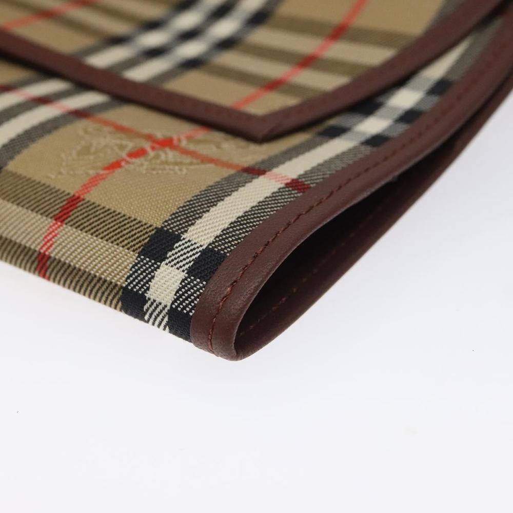 BURBERRY Nova Check Day Planner Cover Canvas Beige Auth am8273 - Picture 7 of 16